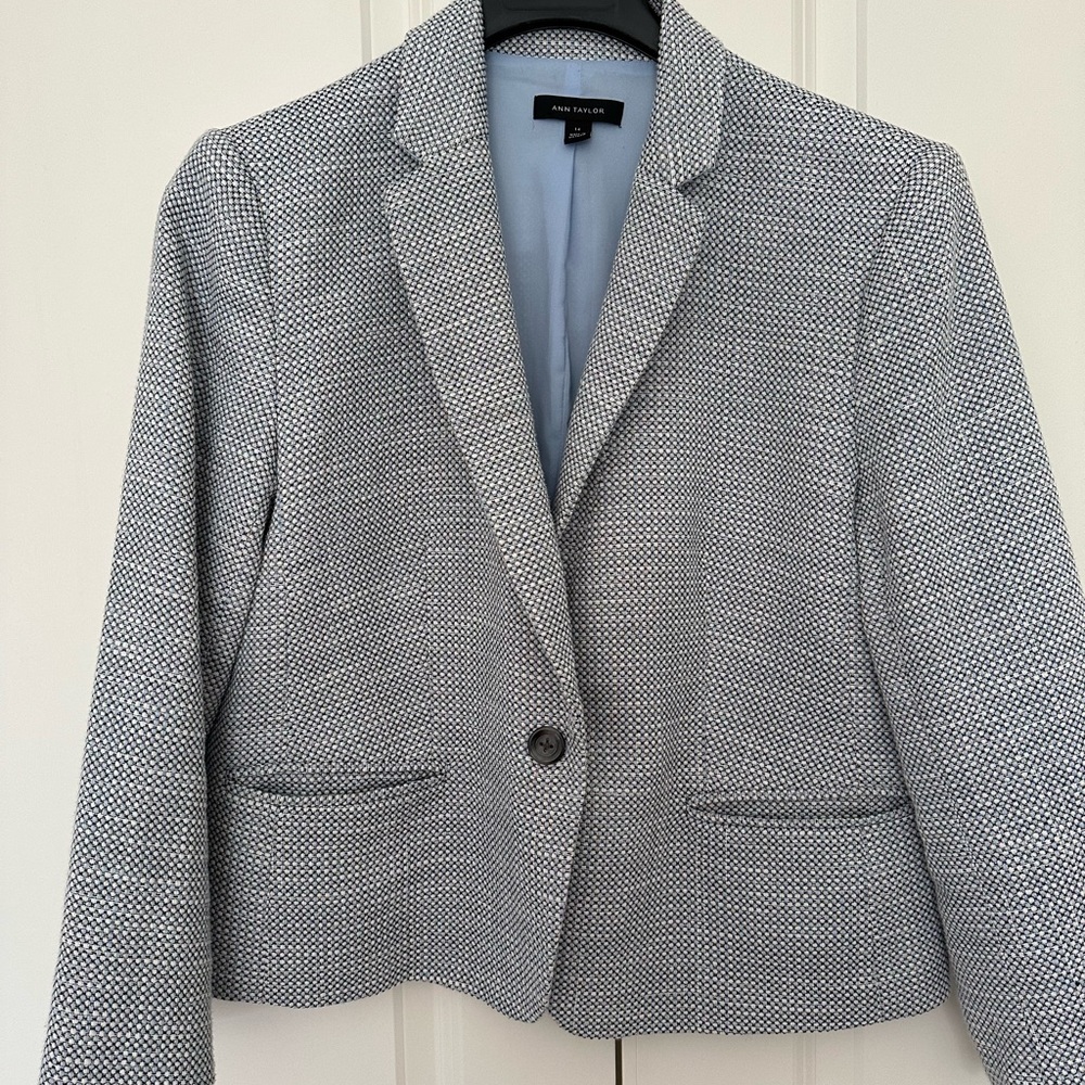 Anne Taylor Women's Tweed Blazer